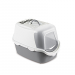 Cat toilet closed Cathy Easy Clean 56x40x40cm white|grey
