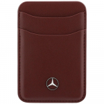 Mercedes Magnetiline portfell nahast, punane