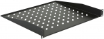 Lanview 1U 19"" D=400mm RACK MOUNT SHELF BLACK