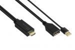 Good Connections HDMI2.0b-St.-DP1.2-0,3m adapter