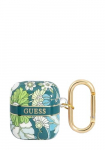 GUESS Kaane lillerihm roheline, AirPods 1/2 jaoks, GUA2HHFLN
