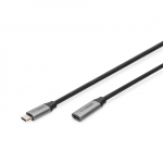 Digitus | USB-C/M USB-C/F pikenduskaabel | DB-300230-010-S | USB-C USB-C USB-C, pistik | USB-C pesa