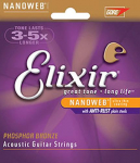 Elixir Strings 16027 musical instrument strings Acoustic 6 pc(s) Steel Guitar