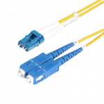 StarTech.com 3 m (9,8 ft) LCSC (UPC) OS2 he reede duplex kiudoptiline kaabel, 9/125 m, 100G, painkestav, madala sisestuskaduvusega LSZH kiudoptiline hppekabel