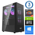 INTOP Ryzen 7 7700X 32GB DDR5 500GB SSD M.2 NVME RTX 5060Ti 8GB WIN11 Pro