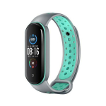 Beline rihm Design Mi Band 7/6/5 hall-roheline / hallikas-roheline