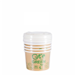 GoGreen Kompostitavad kaanega toidunud Go Green 230 ml, 5 tk. | 0,06 kg