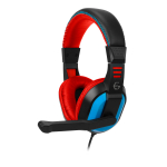 EGOGEAR Headset SHS10 Red/Blue Wired 3.5mm for NSW