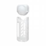 Sunnylife Silikoonist kaitsekott + objektiivi kate Insta360 X4-le (valge)