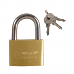 Padlock messingist SLIM 25mm 3 vtit