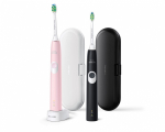 Philips HX6800/35 Sonicare ProtectiveClean 4300 Electric Toothbrush, Black/Pink