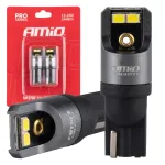Amio LED CANBUS PRO seeria T10 W5W 4x2016 SMD Valge 12/24V -03577