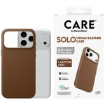 PanzerGlass Solo Vegan Leather MagSafe Case CARE iPhone 18 Pro Max / iPhone 17 Pro Max jaoks, pruun