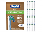 Oral-B Pro Cross Action harjahuvid, valge, 16 stk.