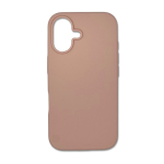 Riff Slim Soft Silikoonist Pehme Tagakaas iPhone'i 16 Apple'i jaoks, pulberroosa