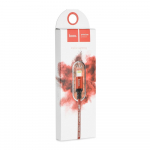 Hoco USB-kaabel A-pistik Lightning-pistik 1 m, 4 must punane