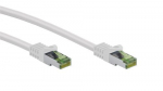 Goobay CAT 8.1 S/FTP plaasterkaabel, AWG 26, valge, 0,5 m