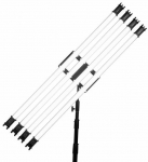NANLITE T12 holder for 4 tubes with ball head yoke AND amp; gooseneck