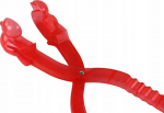 LEAN Toys Snow Maker Snowball Machine Red Duck