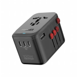 Promate TripMate-GaN100 GaNFast Multi-Port Wall Charger 100W / EU/US/UK/AU