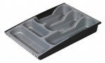 Tableware dish 30x42x6,4cm black|silver