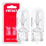 Amio Halogeenlambud T10 W5W W2.1x9.5d 12V 2tk blister