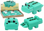 LEAN Toys Wind-up Crocodile Bath Toy, Green