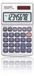 SHARP Tasutaarrearvutus EL-250 S Solar/ Akkuvrgu
