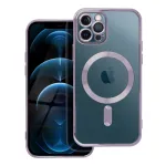 ELECTRO MAG COVER lemine osa, hilduv MagSafe'iga IPHONE 12 Pro jaoks, tumekrooliaretuslilla