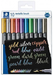 Staedtler Markeri metallne prdlaud 10 tkki etui, 1-6mm