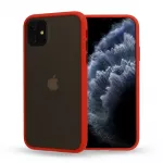 Vennus Color Button Bumper for Samsung Galaxy A20S Red