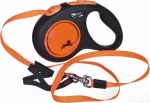 Flexi Automaatne kinnitus New Neon S tape 5 m orange