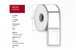 Capture Label 76x76 - Core 25. Thermal Transfer, Permanent.