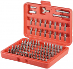 MicroConnect 100 pcs Bit set 77045, Metal, Plastic, Red,