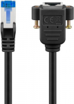 Goobay 65641 vrgukaabel Must 0,5 m Cat6a S/FTP (S-STP)