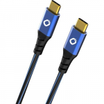 OEHLBACH D1C9351 USB-kaabel USB4 Gen 2x2 1 m USB-C Sinine