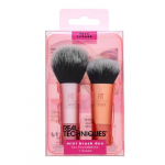 Real Techniques Mini Foundation AND Blush Brush Duo pintslikupakett