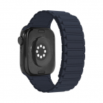 Mobilize Silikoonist kekellaga rihm - magnetiga - Apple 42/44/45/49mm jaoks - Sinine