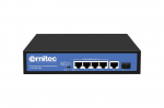 Ernitec 6-Port Gigabit PoE Switch Unmanaged, 4 x 1000Mbps PoE