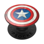 Popsockets 2 Captain America Icon 100483 uchwyt i podstawka do telefonu - licencjaEstonian: 2 Captain America Icon 100483 telefoni hoidik ja alus - litsentsitud toode