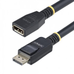 StarTech.com 10 jalga (3 m) DisplayPort 1.4 pikenduskaabel, DP 1.4 portikaitsja kaabel, 8K 60Hz, DP mees-naise pikendusadapter, DisplayPort pikenduskaabel, TPE mbris, M/F