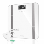 CECOTEC | Nutikas vannitubade kaal | Pinnatpsusega 9400 Tielik Tervis | Maksimaalne kaal (maht) 180 kg | Tpsus 100 g | Valge