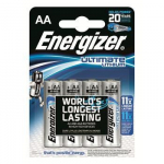 Energizer Lithium AA - LR6 Ultimate 4-pa 7638900262643, Single-use
