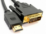 Brackton DVI-tulemale - HDMI-tulemale 2m must