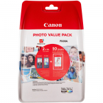 Canon Pg-560Xl Black And Cl-561Xl Colour Ink Cartridge + Photo
