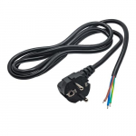AKYGA Toitekaabel AK-OT-01A avatud tina CEE 7/7 250V/50Hz 1.5m Must CEE7/7