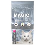 Placek Smiltis kau tualets - WC MAGIC LITTER Bentonite Ultra White with Carbon 5L