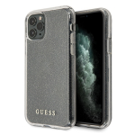 GUESS GUHCN65PCGLSI iPhone 11 Pro Max srebrny/hbedane kva mbris Glitter