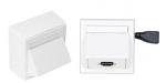 Vivolink Wall Connection Box HDMI + AMP, with Thorsman wall box .