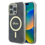 GUESS GUHMP16LH4STK iPhone 16 Pro 6.3" tarna/must kvakott IML 4G MagSafe